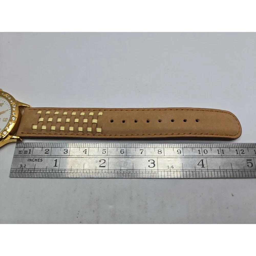 JBK Camrose Kross Jacqueline Kennedy Seiko Quartz Gold Crystal Watch New Battery